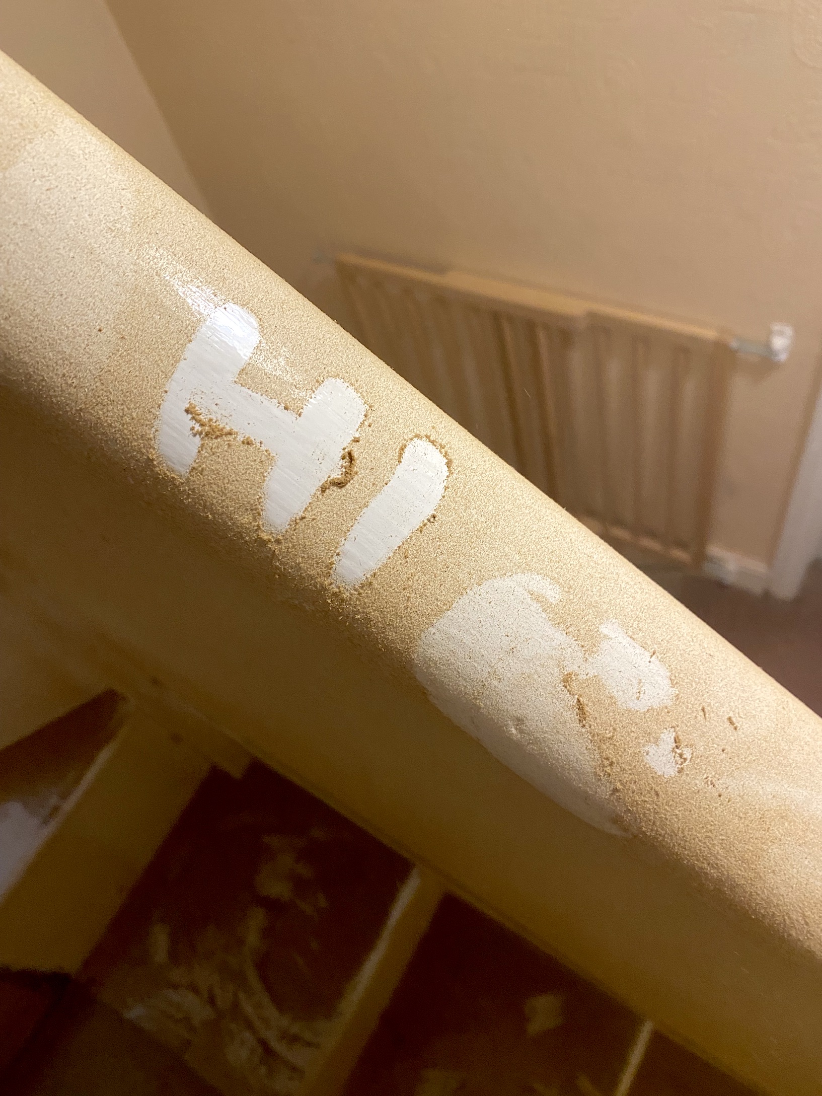 dusty stairs
